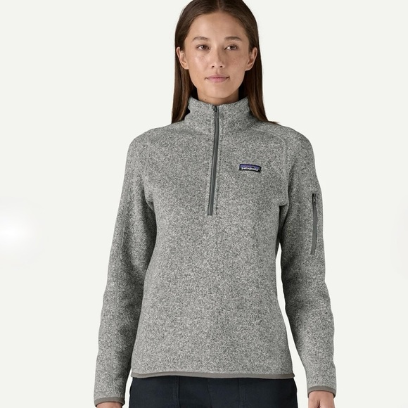 Patagonia Better Sweater 1/4 Zip Pullover Gray Fleece Women’s Small - Picture 1 of 7